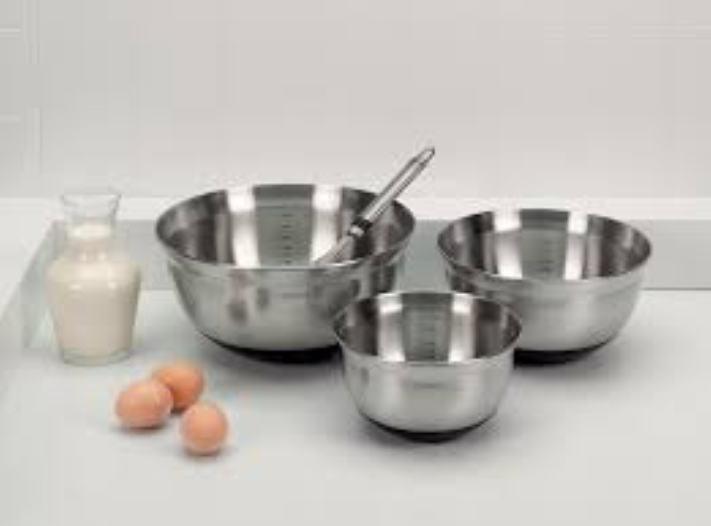 BRABANTIA MIXING BOWL 1.0L MATT STEEL/BLACK